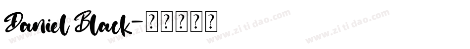 Daniel Black字体转换